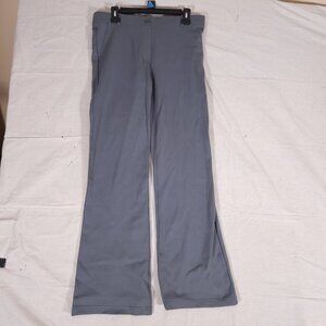 Betabrand Women's Slate Gray Flare Pants